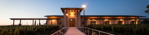 Garre Winery wedding venue Bella Rosa at night